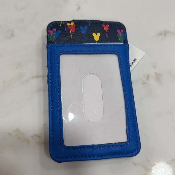NWT Disney card wallet Mickey balloons print - Picture 3 of 7